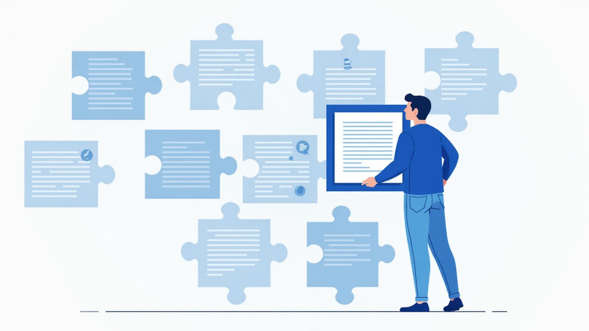 Docbuild composables being assembled into documents